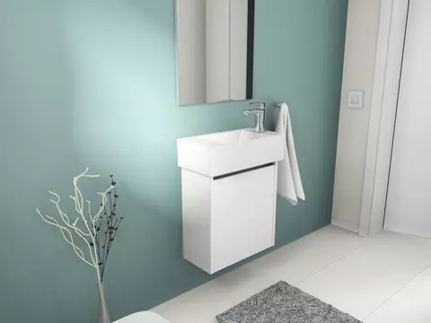 Aqua Bagno Gäste-Badmöbel Arkotekt weiß...