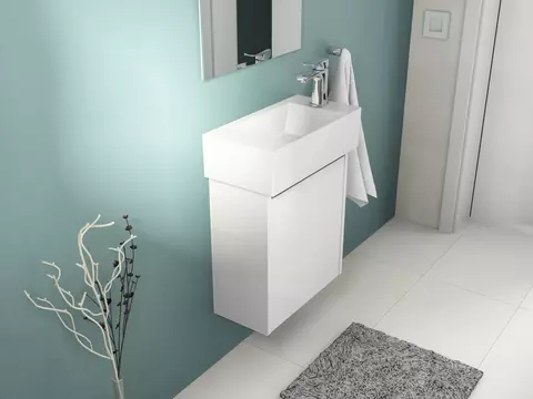 Aqua Bagno Gäste-Badmöbel Arkotekt weiß...