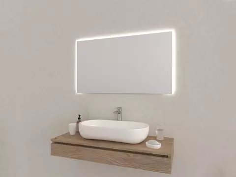 Aqua Bagno Badezimmerspiegel mit LED-Beleuchtung nach...