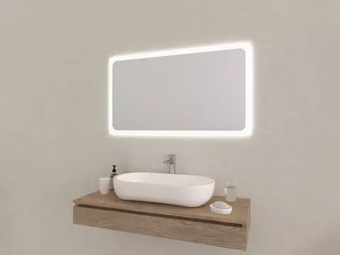 Aqua Bagno Badezimmerspiegel mit LED-Beleuchtung nach...