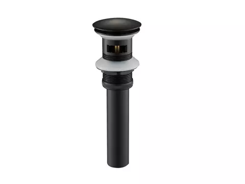 AQUA BAGNO Solo Ablaufgarnitur Push&Open schwarz matt...