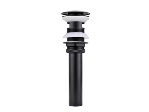 AQUA BAGNO Solo Ablaufgarnitur Push&Open schwarz matt...