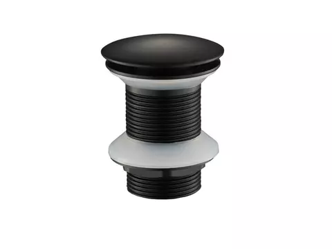 AQUA BAGNO Solo Ablaufgarnitur schwarz matt für...