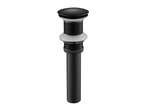 AQUA BAGNO Solo Ablaufgarnitur schwarz matt für...