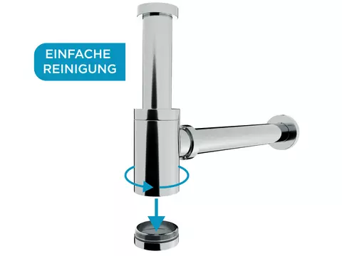 AQUA BAGNO Solo Design Geruchsverschluss Siphon für...