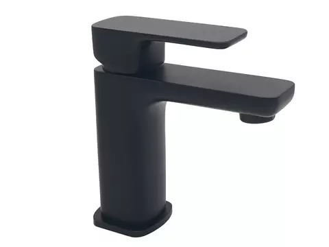 Aqua Bagno E1 Waschtischarmatur Einhebelmischer schwarz...