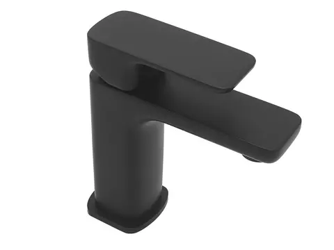 Aqua Bagno E1 Waschtischarmatur Einhebelmischer schwarz...