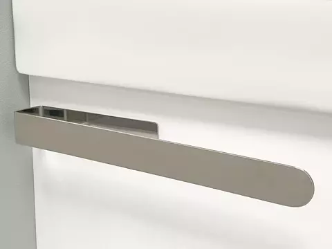 Aqua Bagno Curve Handtuchhalter aus Edelstahl in Optik...