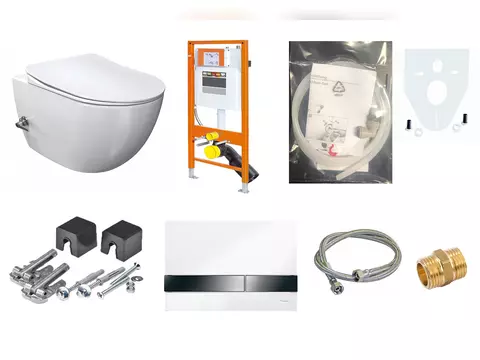 Aqua Bagno WCSet.11 JomoLine.TV.1 JomoLine Vorwandelement...