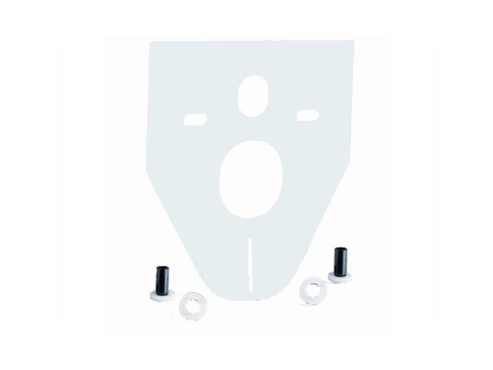 Aqua Bagno WCSet.17.JomoLine.T.1 JomoLine Vorwandelement mit Rohrunterbrecher f&uuml;r Dusch WCs mit Bidetfunktion + Wand WC Taharat + Kaltwasserarmatur + Dr&uuml;ckerplatte + Zubeh&ouml;r
