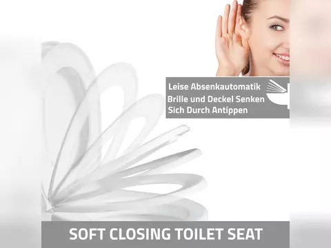 Aqua Bagno Smile - universeller WC-Sitz mit...