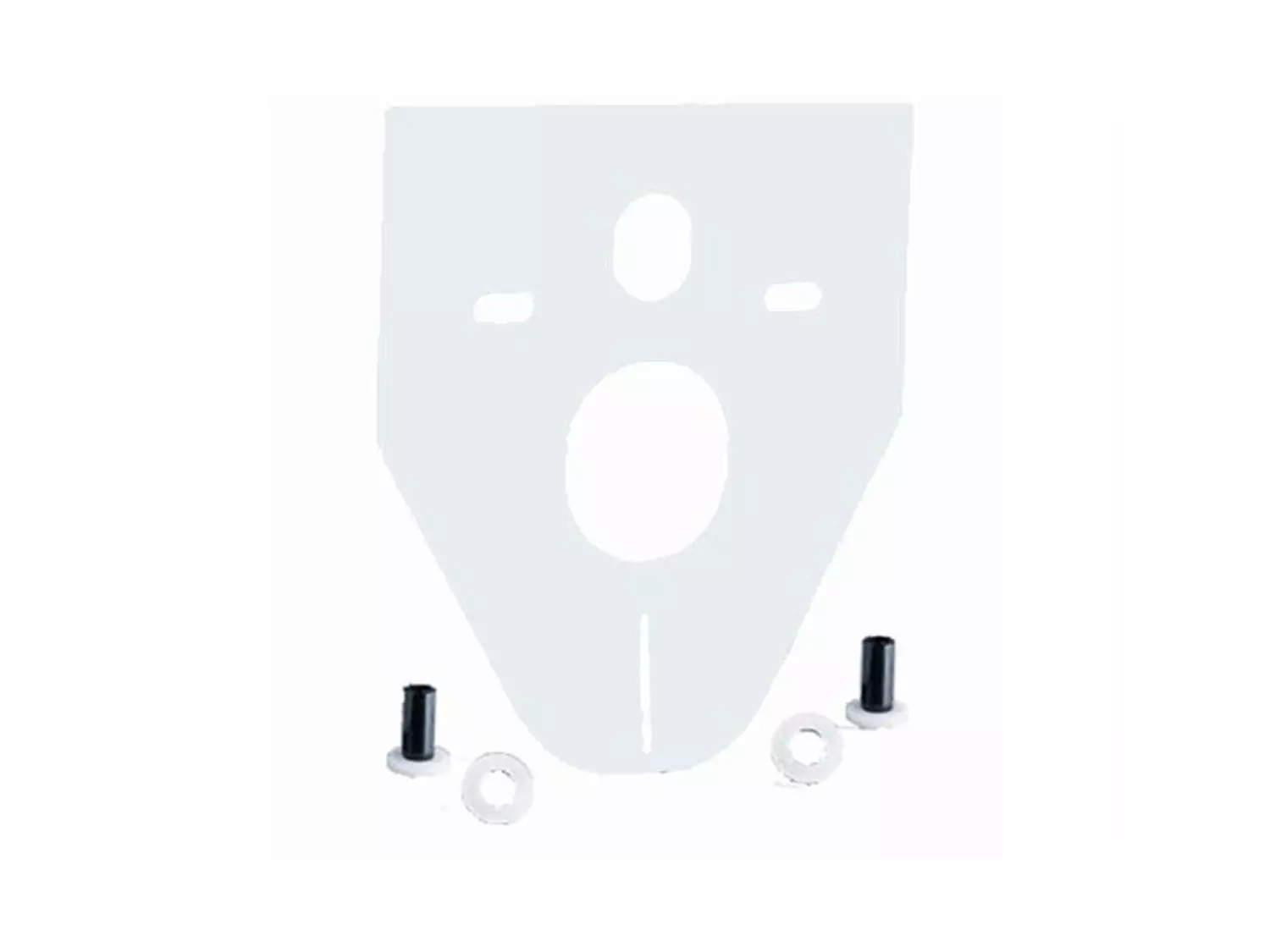 Aqua Bagno Schallschutz Set f&uuml;r Wand WC und Bidet