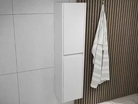 Aqua Bagno Seitenschrank Duo hochglanz weiß...