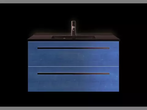 Aqua Bagno Badmöbel-Set 90cm inkl. Unterschrank und...