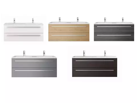 Aqua Bagno Badmöbel-Set 120cm inkl. Unterschrank und...