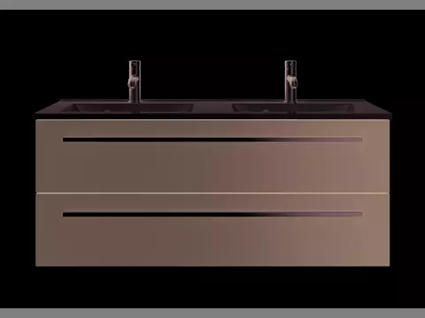 Aqua Bagno Badmöbel-Set 120cm inkl. Unterschrank und...