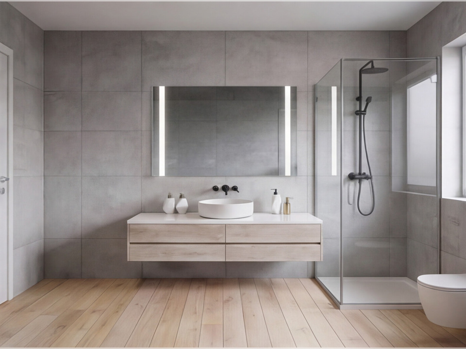 Aqua Bagno Badezimmerspiegel mit LED-Beleuchtung nach Ma&szlig; SPH-04