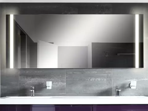 Aqua Bagno Badezimmerspiegel mit LED-Beleuchtung nach...