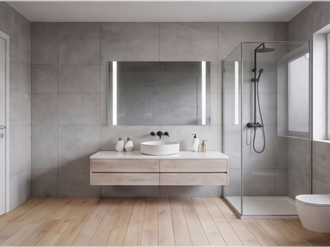 Aqua Bagno Badezimmerspiegel mit LED-Beleuchtung nach...