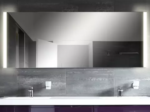 Aqua Bagno Badezimmerspiegel mit LED-Beleuchtung nach...
