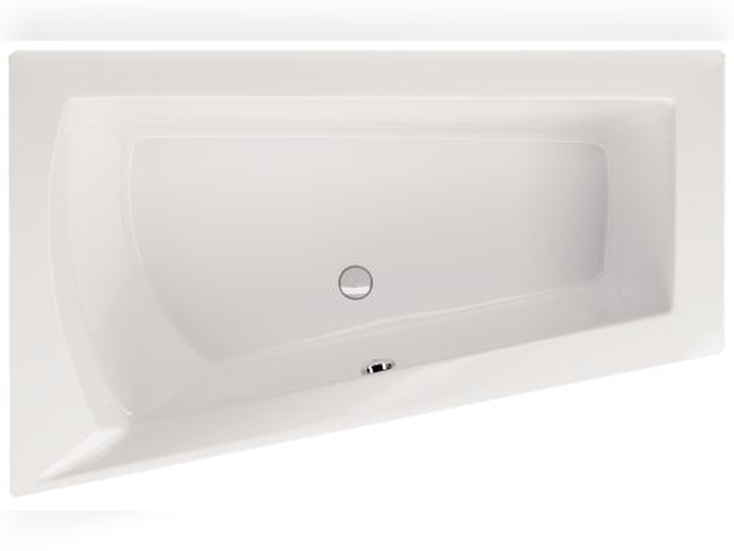 Schr&ouml;der Badewanne Raumsparwanne Lara Links 170x100x50