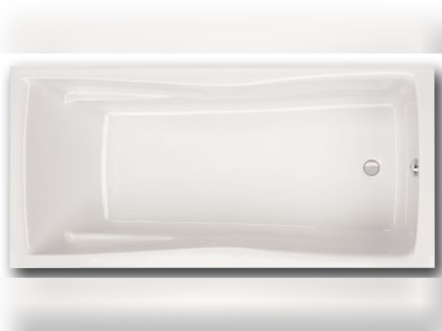 Schr&ouml;der Badewanne rechteck wei&szlig;, 160x75x45 cm Andorra160