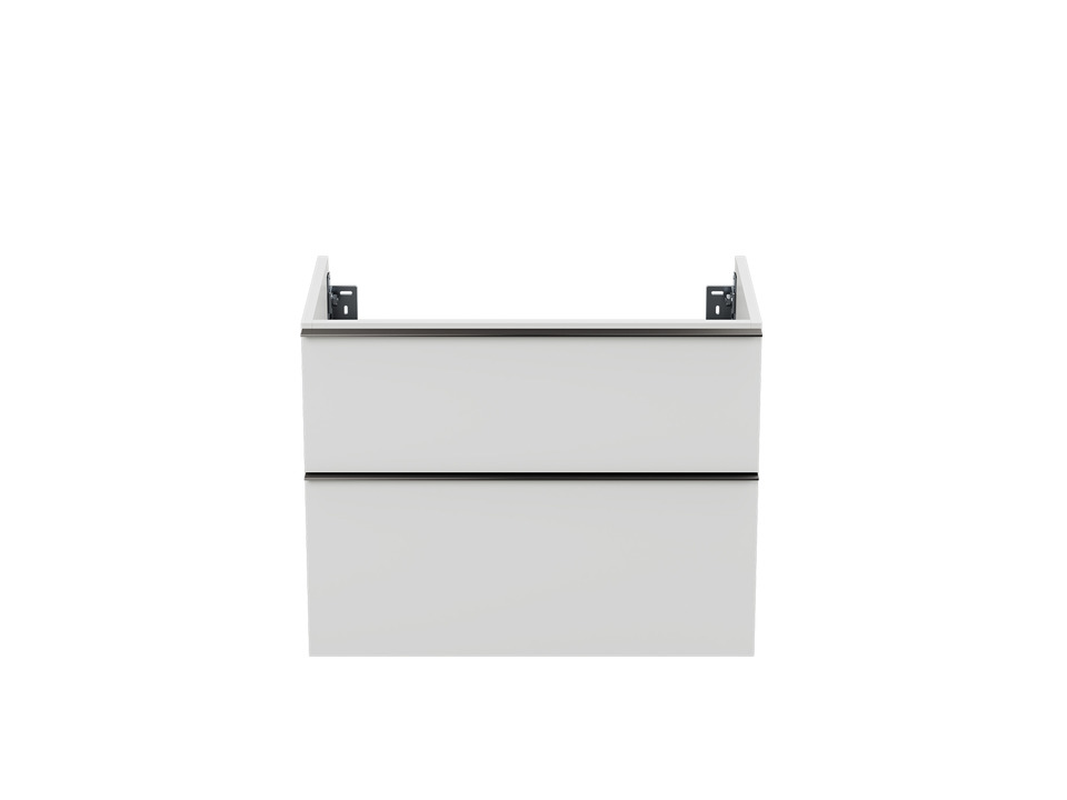 Smile Waschtischunterschrank 80, Wei&szlig; Hochglanz Lackiert