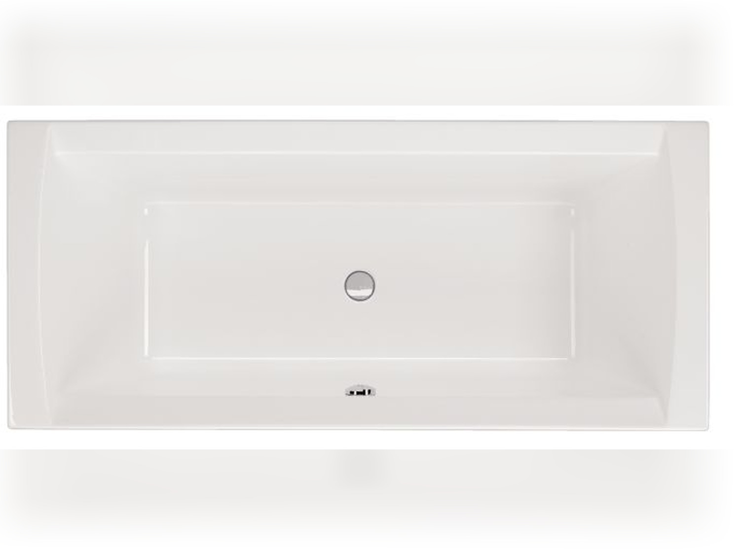 Schr&ouml;der Badewanne rechteck wei&szlig;, 170x75x44mm Crown170