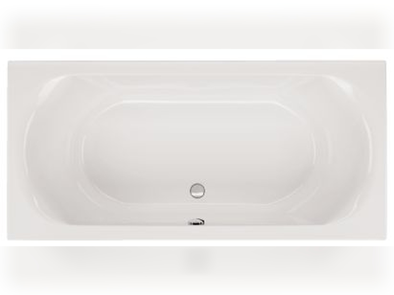 Schr&ouml;der Badewanne rechteck wei&szlig;, 170x75x49,5cm Lagoon170