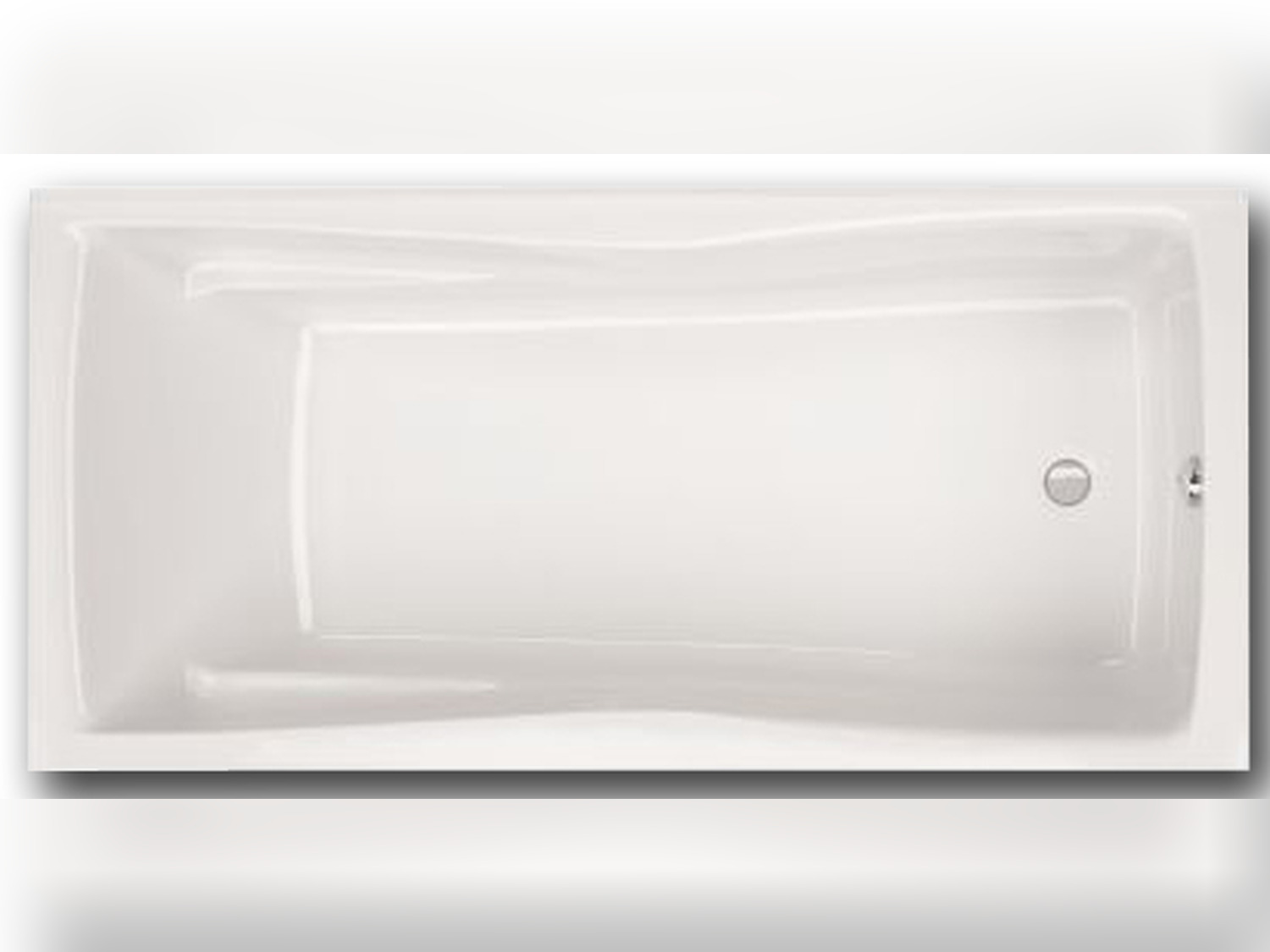 Schr&ouml;der Badewanne rechteck wei&szlig;, 170x75x45cm Andorra170