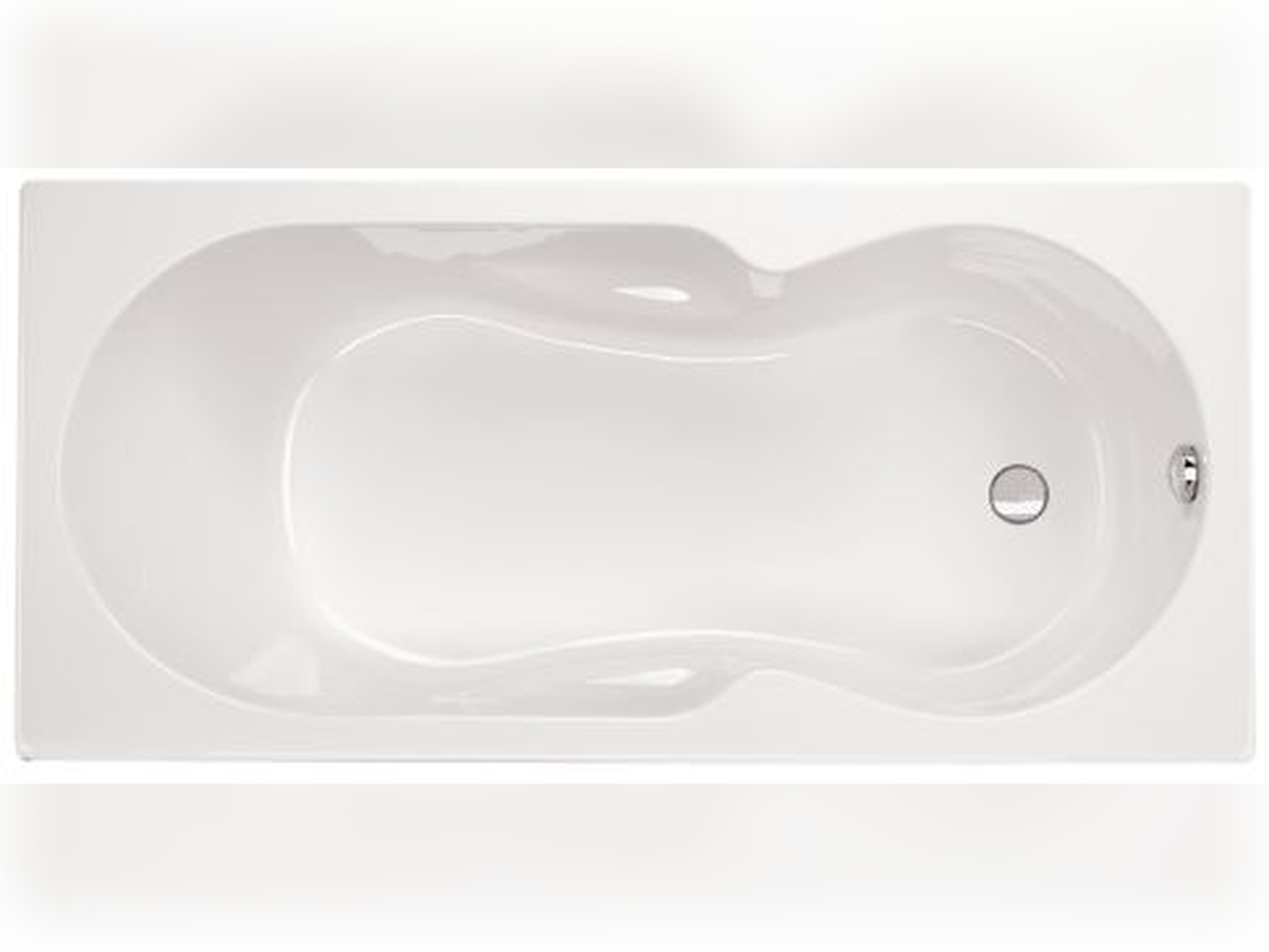 Schr&ouml;der Badewanne rechteck wei&szlig;, 170x80x42,5cm Tosca170