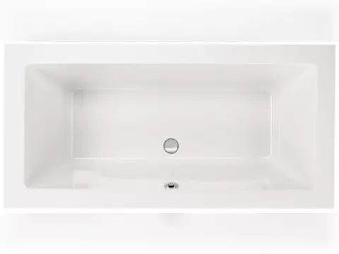 Schröder Badewanne rechteck weiß, 175x80x48cm...