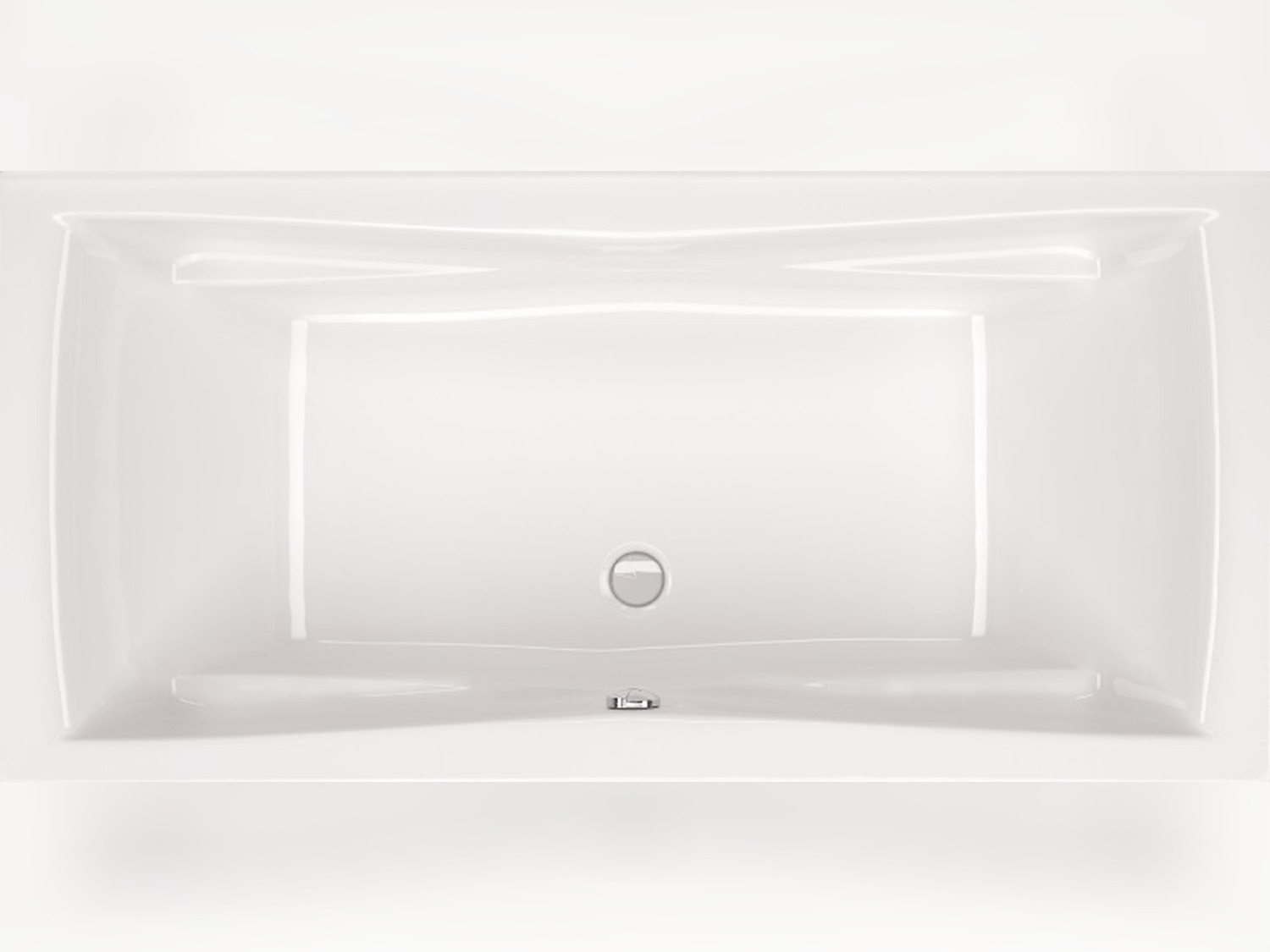 Schr&ouml;der Badewanne rechteck wei&szlig;, 180x80x44,5cm Antigua180