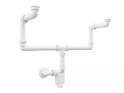 Aqua Bagno Raumsparsiphon für Badmöbel...