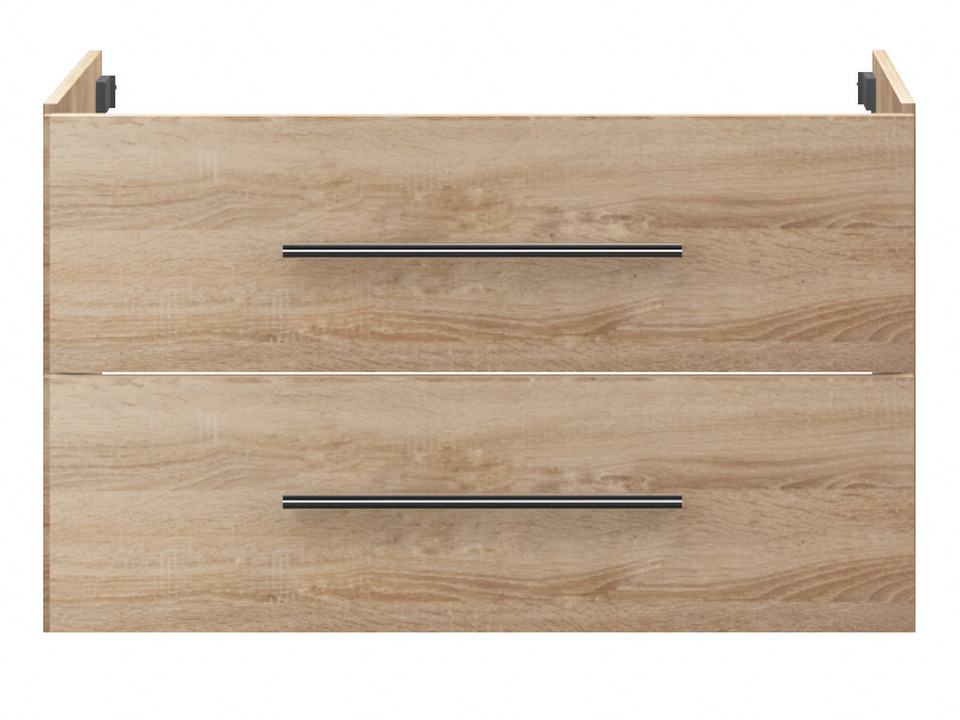 Aqua Bagno Flex 2.0 Unterschrank 80cm Eiche Gold 2 Blum Tandem Aussz&uuml;ge