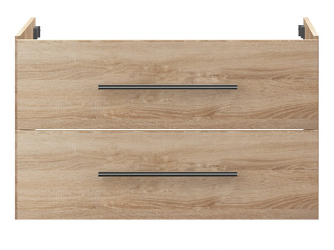 Aqua Bagno Flex 2.0 Unterschrank 80cm Eiche Gold 2 Blum...