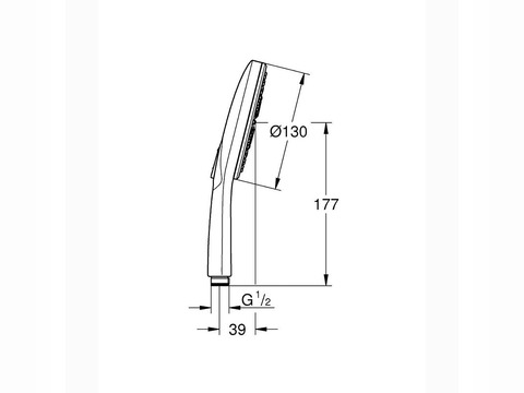 RAINSHOWER SMARTACTIVE 130 HANDBRAUSE 3 STRAHLARTEN