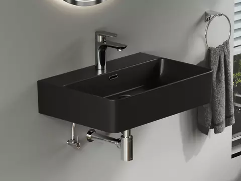 Aqua Bagno Pure Essence Waschbecken 61cm Keramik weiß