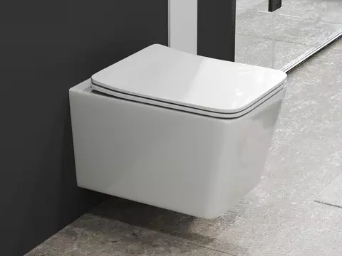 Aqua Bagno Delta 2.0 Spülrandloses WC inkl. WC-Sitz...