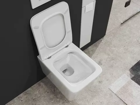 Aqua Bagno Delta 2.0 Spülrandloses WC inkl. WC-Sitz...
