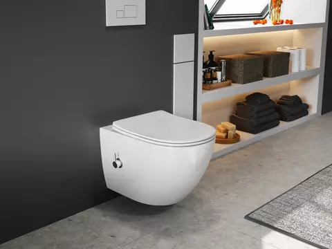 Wand Dusch WC Taharet - spülrandlos - mit...