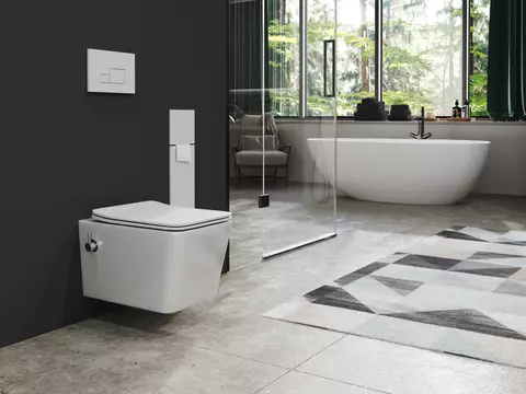 Aqua Bagno Delta 2.0 Spülrandloses Dusch-WC inkl....