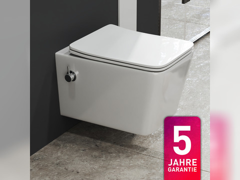 Aqua Bagno Delta 2.0 Spülrandloses Dusch-WC inkl....