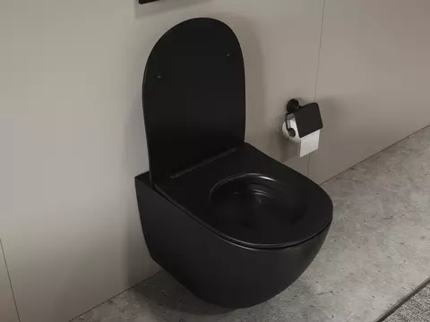 Aqua Bagno Spülrandloses WC Silk inkl. WC-Sitz