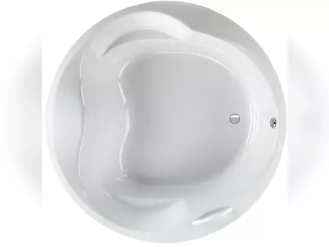 Schröder Badewanne rund weiß, 180x180x52cm...