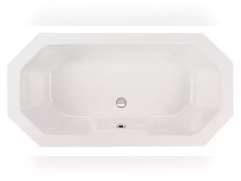 Schröder Badewanne achteck weiß, 180x90x42cm...