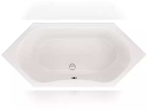 Schröder Badewanne sechseck weiß,...
