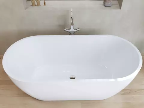 Aqua Bagno freistehende Badewanne Cocon 170cm -Acryl,...
