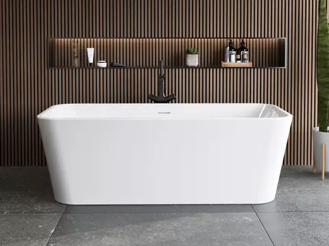 Aqua Bagno freistehende Badewanne Delta 2.0 180cm -Acryl,...