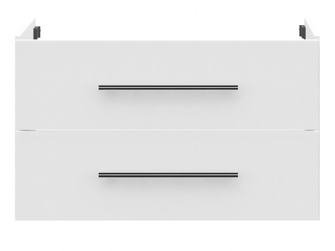 Flex Waschtischunterschrank 80, Weiß Hochglanz...